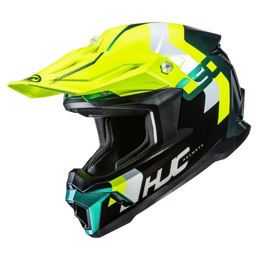 HJC C50 Primal MC4 Green Motorcycle Helmet