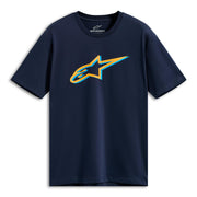 Apinestars Ageless Shadow CSF T-Shirt Navy Orange