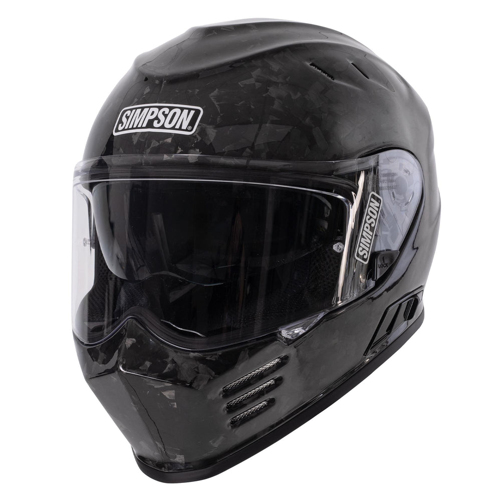 Simpson Venom Motorcycle Helmet Forged Carbon