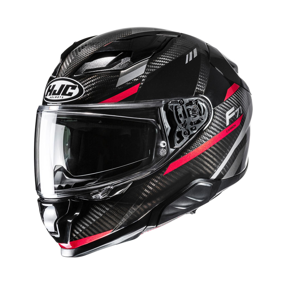 HJC F71 Carbon Esira MC1 Red  Motorcycle Helmet