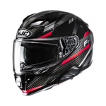 HJC F71 Carbon Esira MC1 Red  Motorcycle Helmet