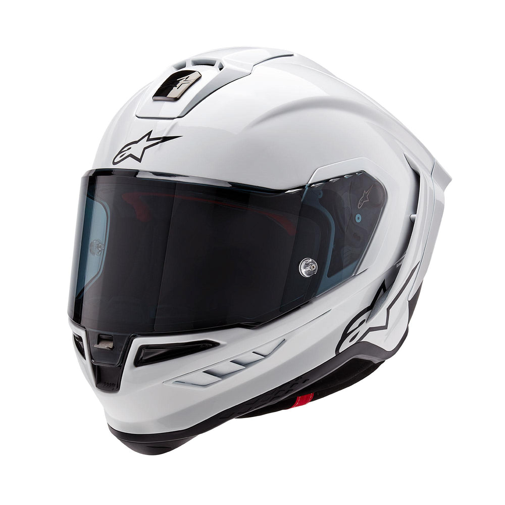 Alpinestars Supertech R10 Solid Ece06/Fim White Gloss Matt Black