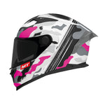 MT Braker Crossover A8 Matt Motorcycle Helmet Pink