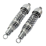 Bike It 325mm Eye To Eye Chrome Twin Shock Absorbers