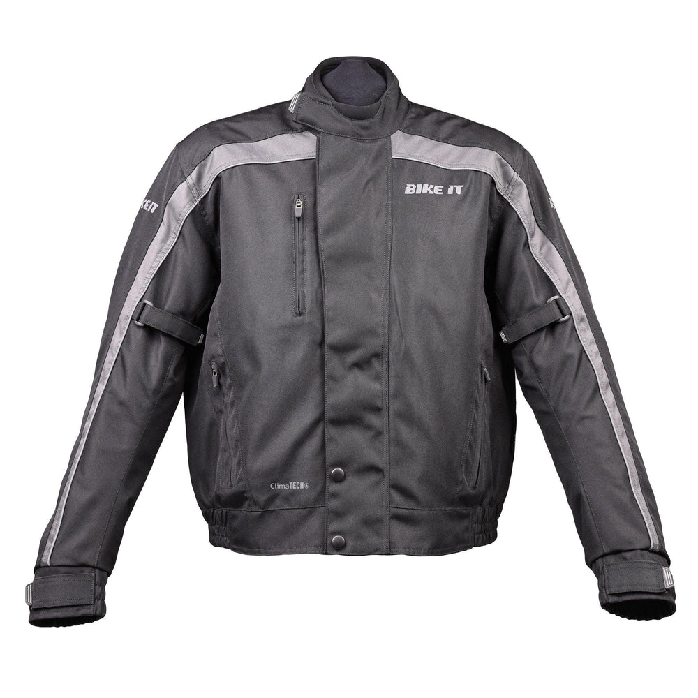 Bike It  Herm Textile Waterproof Motorcycle Bomber Casual Jacket