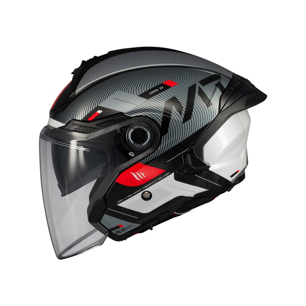MT Cosmo Silence B2 Gloss Motorcycle Helmet Black