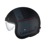 MT Le Mans 2 SV S Quality B2 Motorcycle Helmet Matt Black Grey