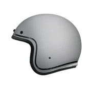 MT Le Mans 2 SV S Scratched Chrome A2 Matt Motorcycle Helmet Grey