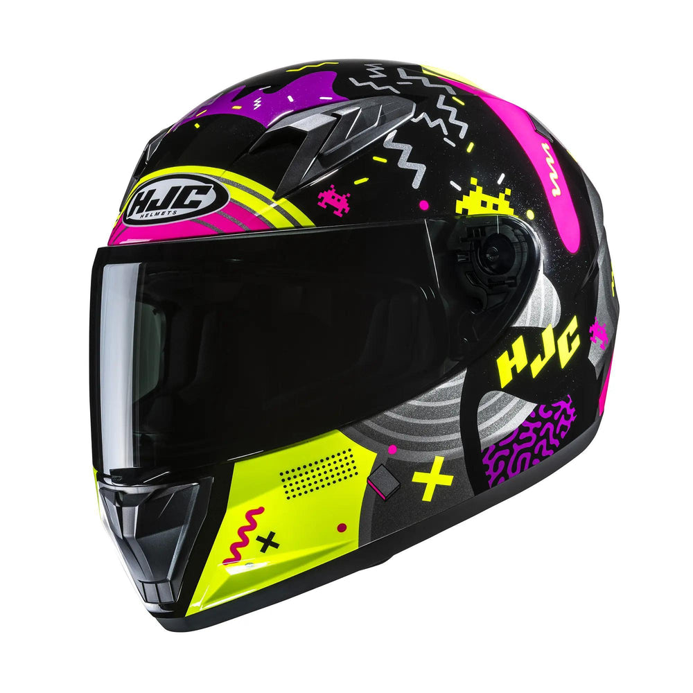 HJC Y10 Mika MC3H Yellow Motorcycle Helmet