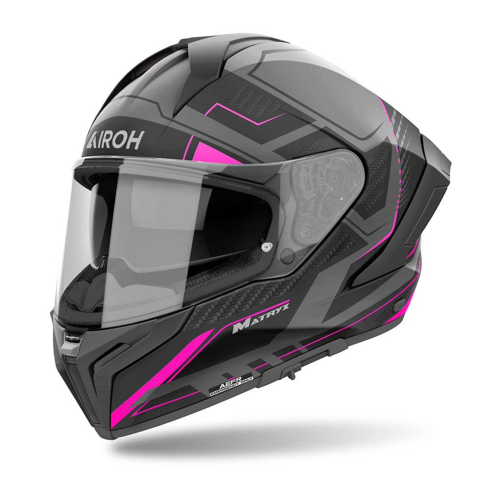 Airoh Matryx Helmet - Rocket Pink Matt