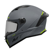 MT Stinger 2 A2 Motorcycle Helmet Titanium Matt Grey