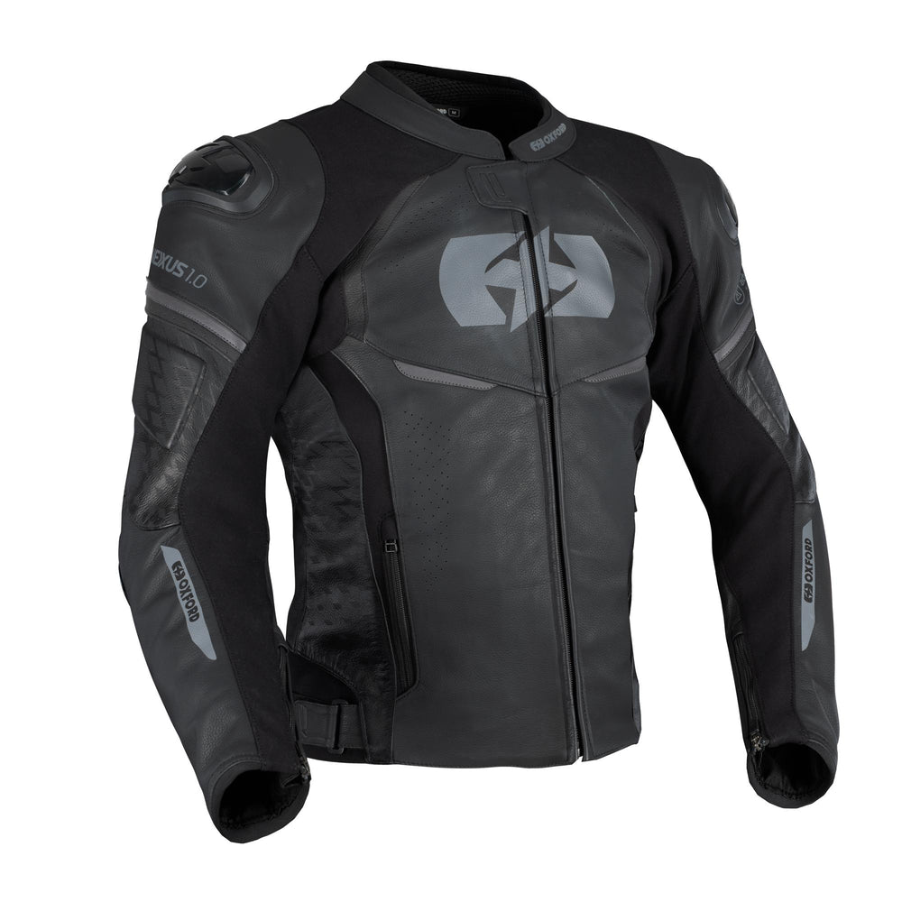 Oxford Nexus 1.0 Leather Men's Jacket Stl Black