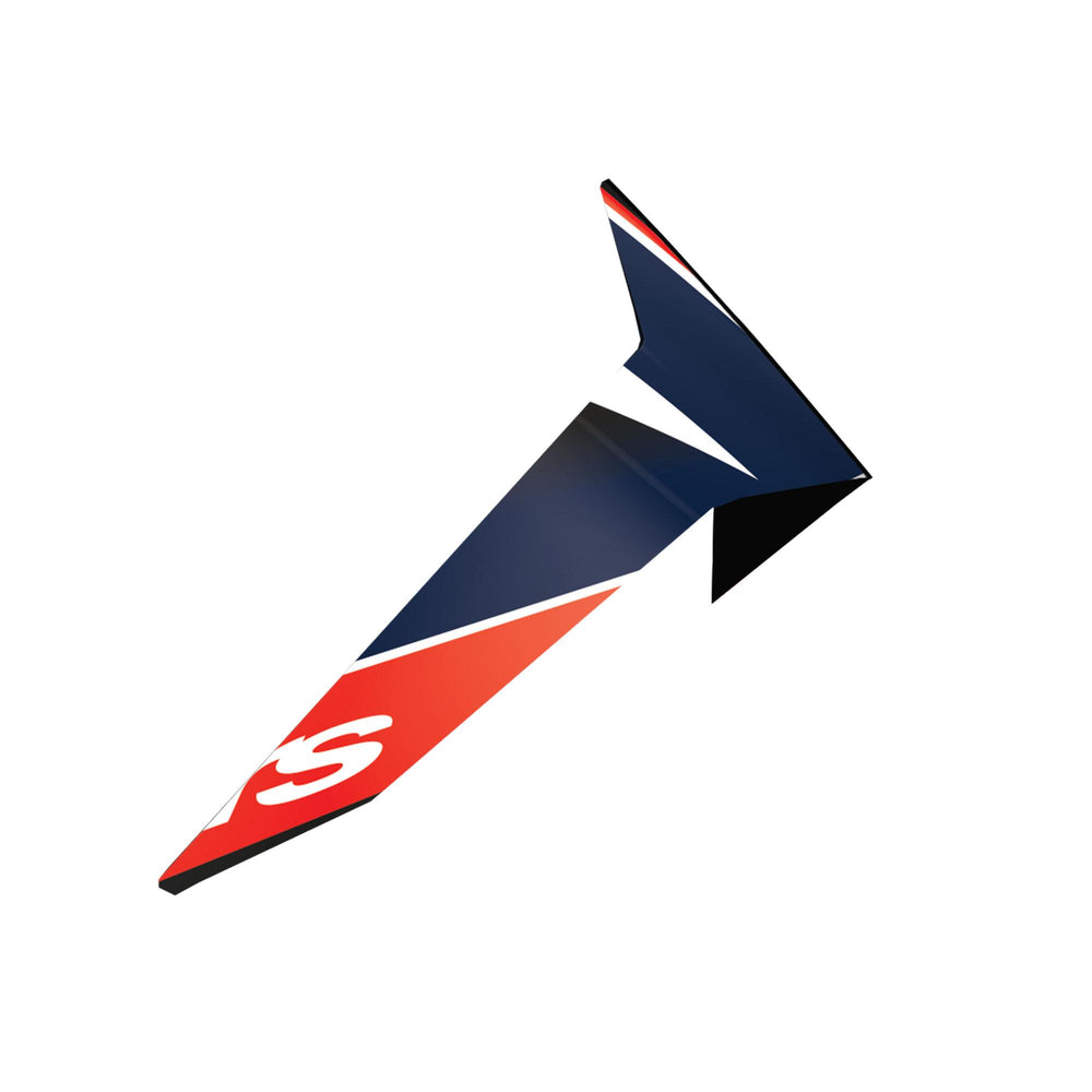 Alpinestars S-R10 Team Standard Spoiler Black Carb Red Fluo D Blue Matt
