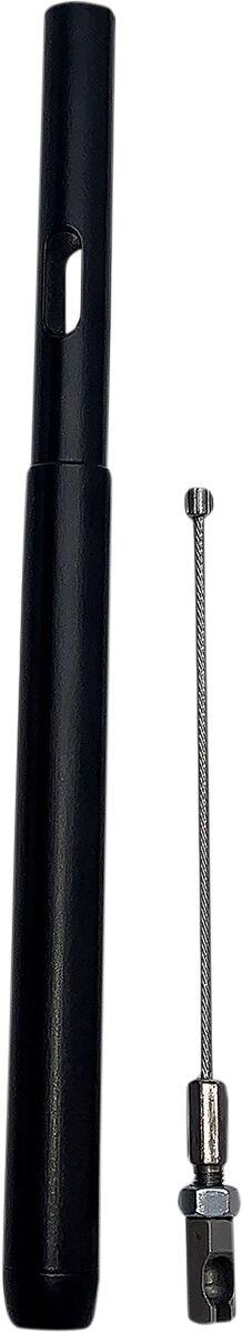 Fat Baggers Inc. EZ Install Clutch Cable Extension For Harley Davidson FLFBS 1868 2021-2024 +15.2 cm (6") - Black Silver