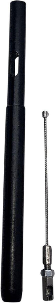 Fat Baggers Inc. EZ Install Clutch Cable Extension For Harley Davidson FLFBS 1868 2021-2024 +15.2 cm (6") - Black Silver