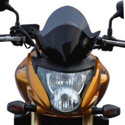 Bullster Windshield Windscreen For Honda CB600F 2007-2010 25 cm (9-7 8") - Black Smoke
