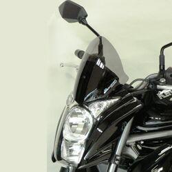 Bullster Windshield Windscreen For Kawasaki ER-6N 650 2009-2011 26.5 cm (10-1 2") - Black Smoke