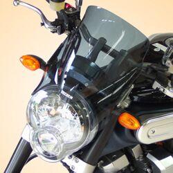 Bullster Windshield Windscreen For Yamaha MT-01 1700 2005-2012 29 cm (11-1 2") - Black Smoke