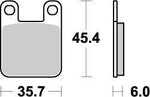Moto Master Nitro Brake Pads For Sherco 0.8 80 2003-2008 Front Left