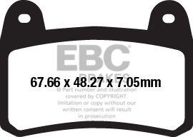 EBC FA-HH Series Sintered Brake Pads For Benelli 402S ABS 2018 Front