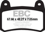 EBC FA-HH Series Sintered Brake Pads For Benelli 402S ABS 2018 Front