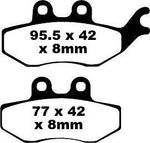 EBC SFA Series Organic Scooter Brake Pads For ItalJet Jupiter 250 2002-2003 Rear