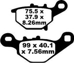 EBC TT Sport Carbon Fusion Brake Pads For Suzuki RM85 Small Wheel 2005-2018 Rear