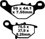 EBC SFA-HH Series Sintered Scooter Brake Pads For Suzuki AN 125 1995-1999 Front