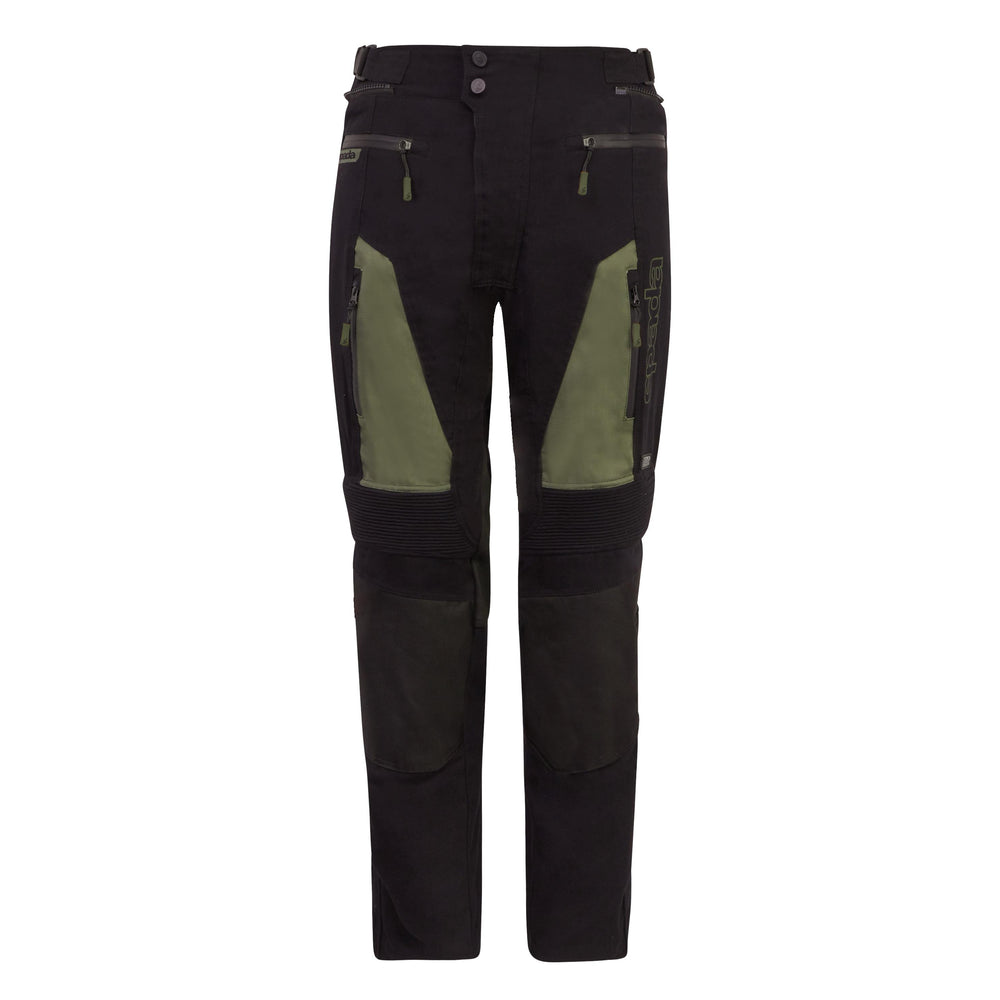 Spada Ascent V3 CE WP Trousers Black Green Short Leg
