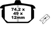 EBC FA-HH Series Sintered Brake Pads For Harley Davidson FLST 1340 Heritage Softail 1987 Rear
