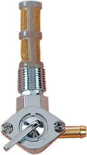 Drag Specialties 3 8" NPT Fuel Petcock For Harley Davidson XL 900 1957-1959 Backward - Chrome Gold