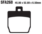 EBC SFA Series Organic Scooter Brake Pads For Yamaha EW 50 Stunt 2000-2006 Front