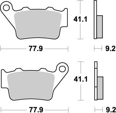 Moto Master Nitro Brake Pads For Husqvarna 701 Enduro 2016-2024 - Front