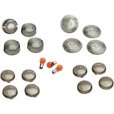 Drag Specialties Replacement Turn Signal Lens For Harley Davidson FLH 1868 2021 Front Smoke