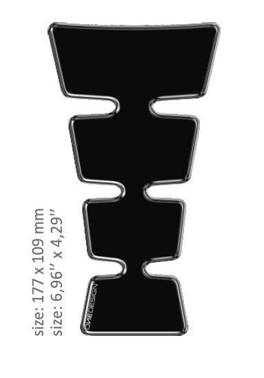 Onedesign Resin/Soft Touch Universal Tank Pad - Black