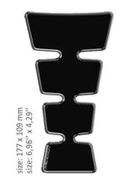 Onedesign Resin/Soft Touch Universal Tank Pad - Black