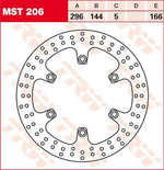TRW Round Fixed Brake Disc 250-299mm For Cagiva Canyon 500 1998-2000 Front