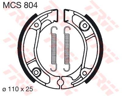 TRW Brake Shoes For Honda CB 125 J (S) 1975-1979 Fits Rear