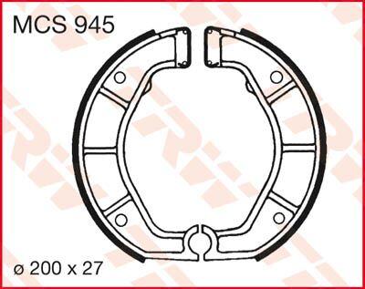 TRW Brake Shoes For BMW R 100 GS 1986-1996 Rear