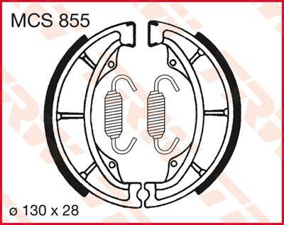 TRW Brake Shoes For Kawasaki BN125 1998-2007 Rear