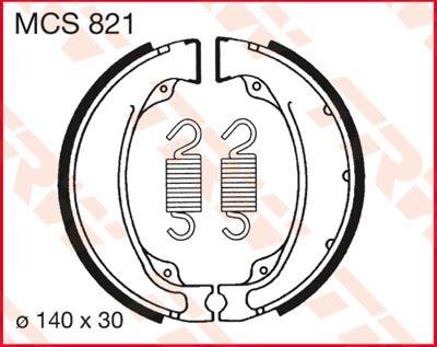 TRW Brake Shoes For Honda GB 500 Clubman 1989-1990 Rear