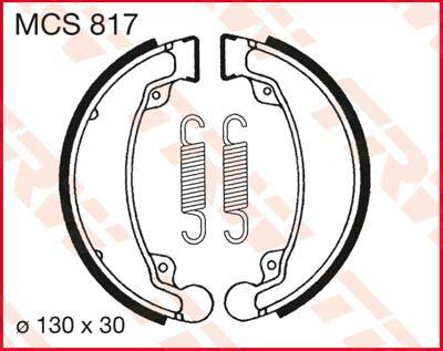 TRW Brake Shoes For Honda CB 125 B 1976-1977 Rear