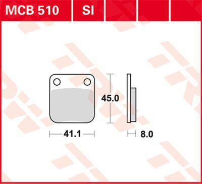 TRW All Round Sintered Metal Brake Pads For Kawasaki BN125 1998-1999 Front