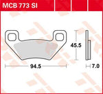 TRW SI Series Sintered Brake Pads For Arctic Cat Textron 250 2X4 2006-2007 Fit Front Or Rear