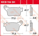 TRW SH Series Sintered Rear Brake Pads For Honda CB600F 2007-2012 Rear