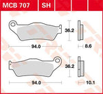 TRW SH Series Sintered Rear Brake Pads For BMW K 1200 GT Rear