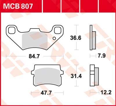 TRW All Round Sintered Metal Brake Pads For Peugeot BugRider 150 2006-2010 Front