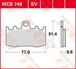 TRW SV Series Sintered Brake Pads For BMW K 1200 GT Front