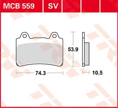 TRW All Round Sintered Metal Brake Pads For Yamaha FJ 1200 1988-1996 Front