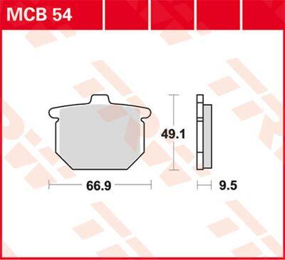 TRW All Round Sintered Metal Brake Pads For Honda CB 750 F 1980-1981 Fit Front Or Rear